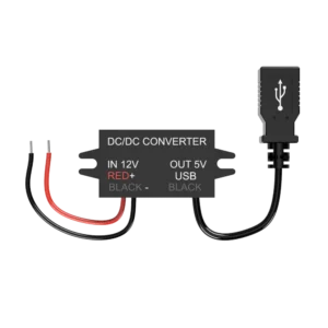12V DC to 5V DC Adapter with a USB Connector